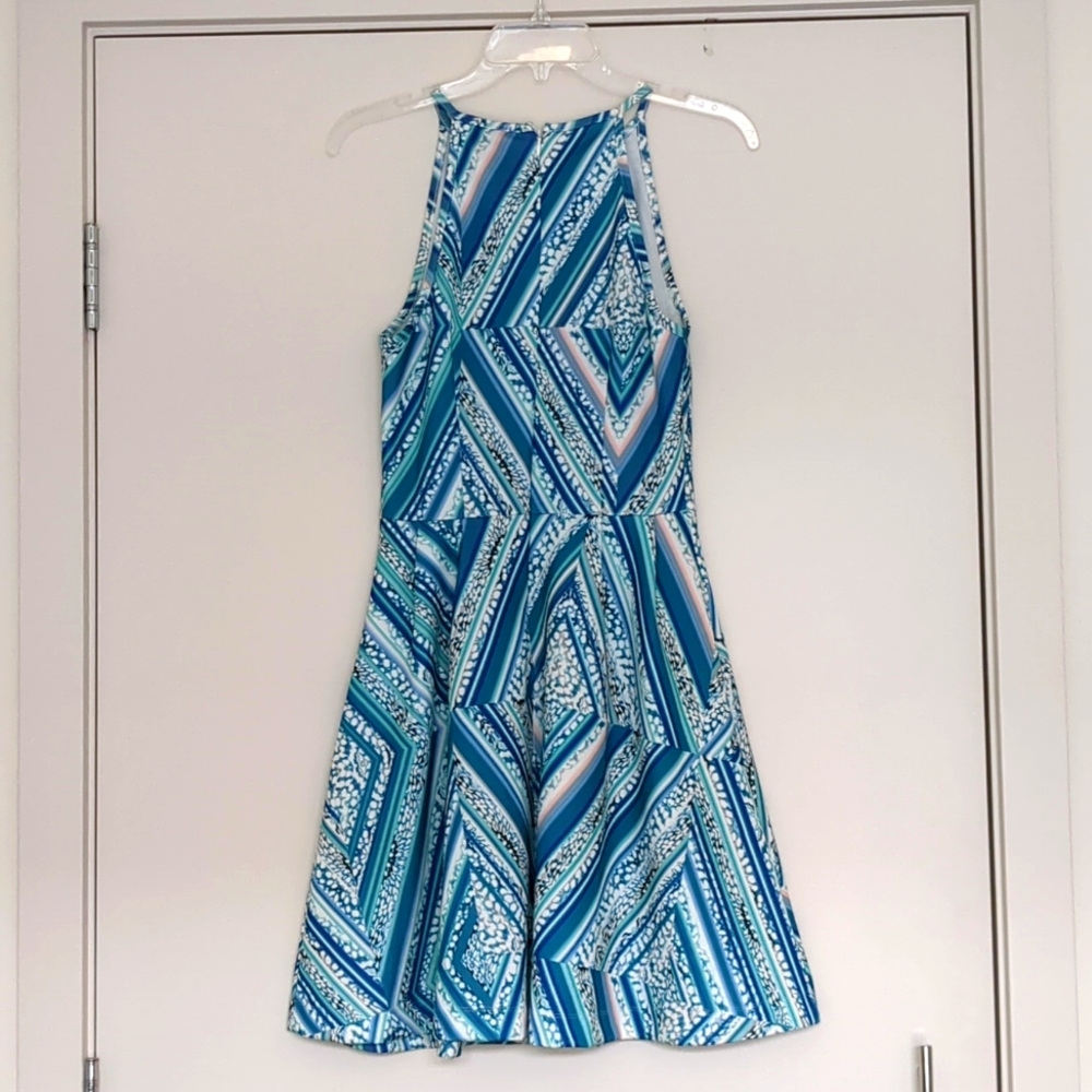 Teal Jewel Mossimo Dress Fit and Flare A Line Sleeveless Dress, Size Small - Picture 3 of 5